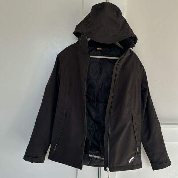 GOLITE Women’s Black Ski Snowboarding Jacket Hooded Outdoors Performance Size S - Picture 2 of 16